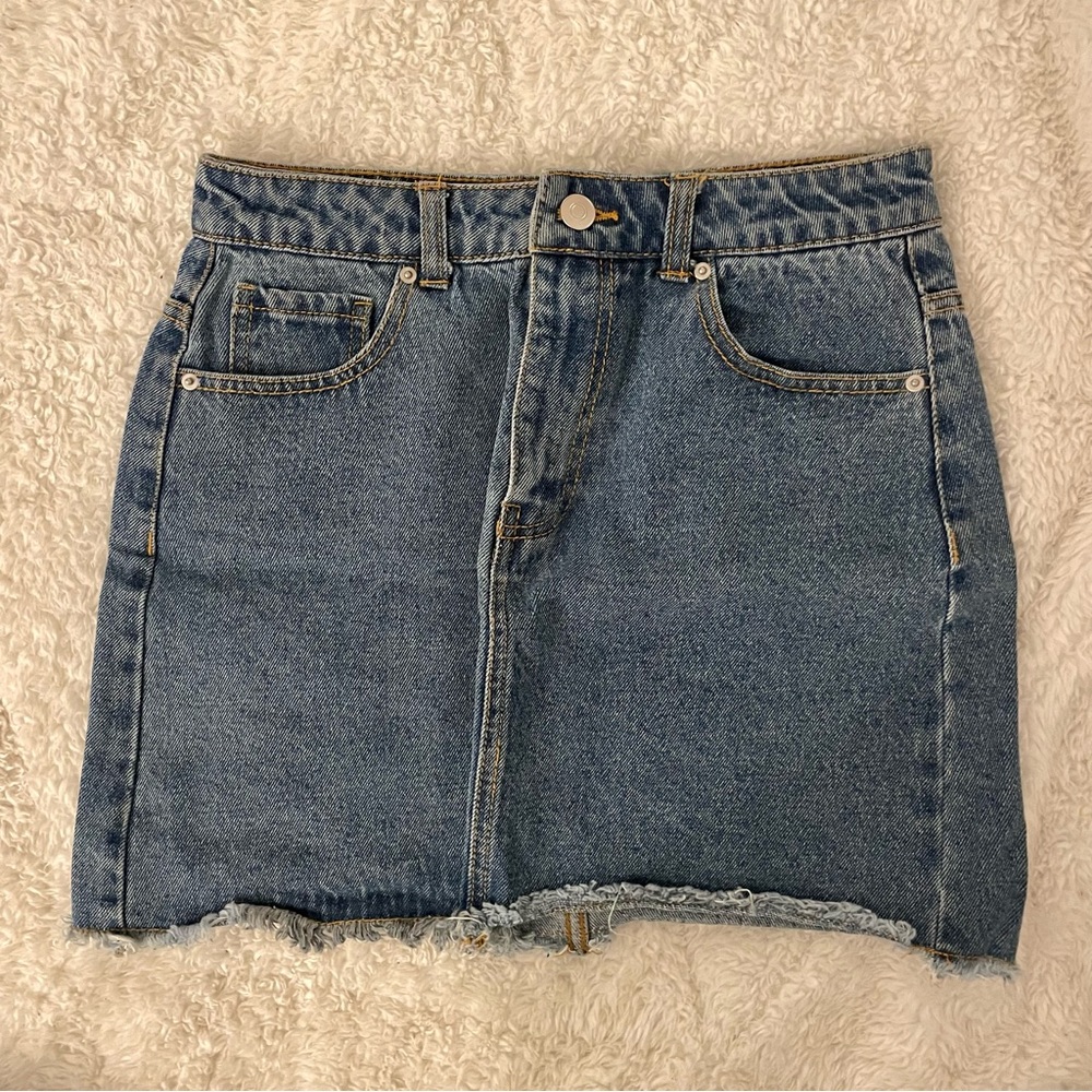 Denim Mini Skirt